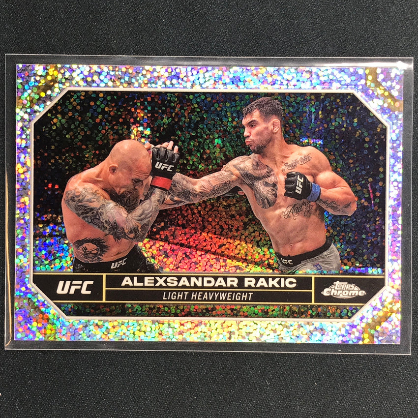 2024 Topps Chrome UFC Alexsandar Rakic Base Speckle 44/299 #11
