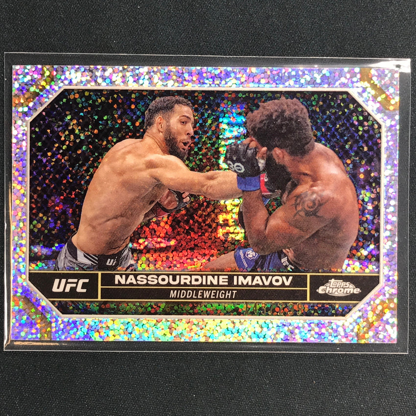 2024 Topps Chrome UFC Nassourdine Imavov Base Speckle 143/299 #145