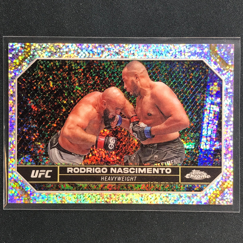 2024 Topps Chrome UFC Rodrigo Nascimento Base Speckle 52/299 #166