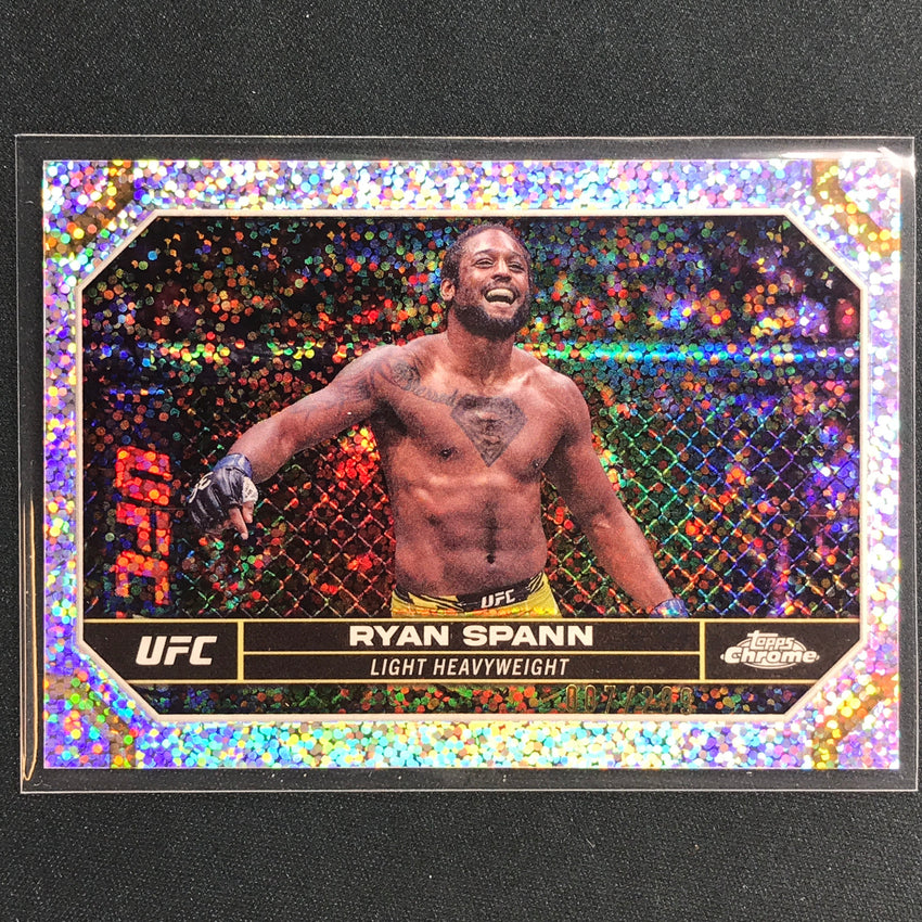 2024 Topps Chrome UFC Ryan Spann Base Speckle 7/299 #171