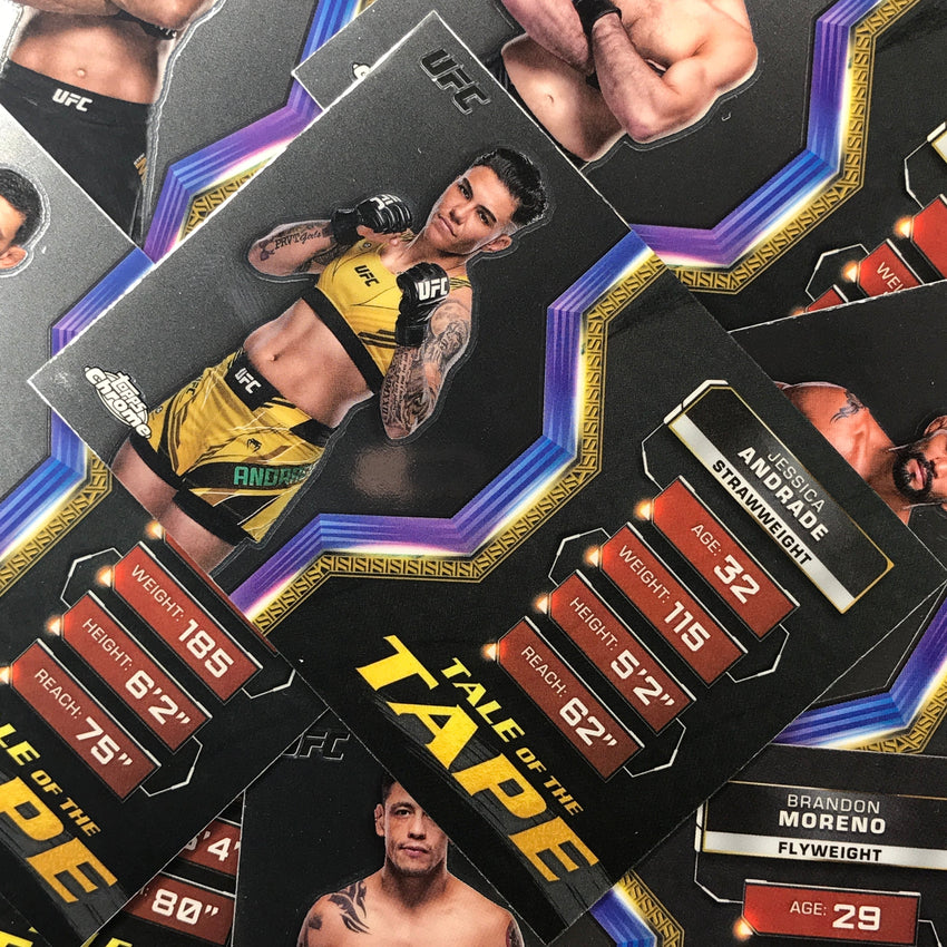 2024 Topps Chrome UFC Michael Chandler Tale Of The Tape Base #12