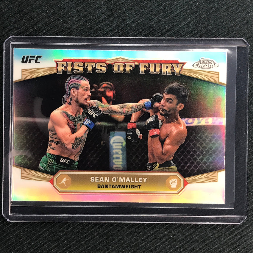 2024 Topps Chrome UFC SEAN O'MALLEY Fists of Fury SSP #8