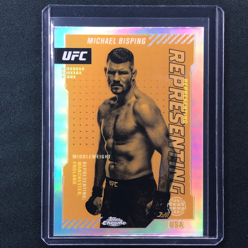 2024 Topps Chrome UFC MICHAEL BISPING Representing SSP #9