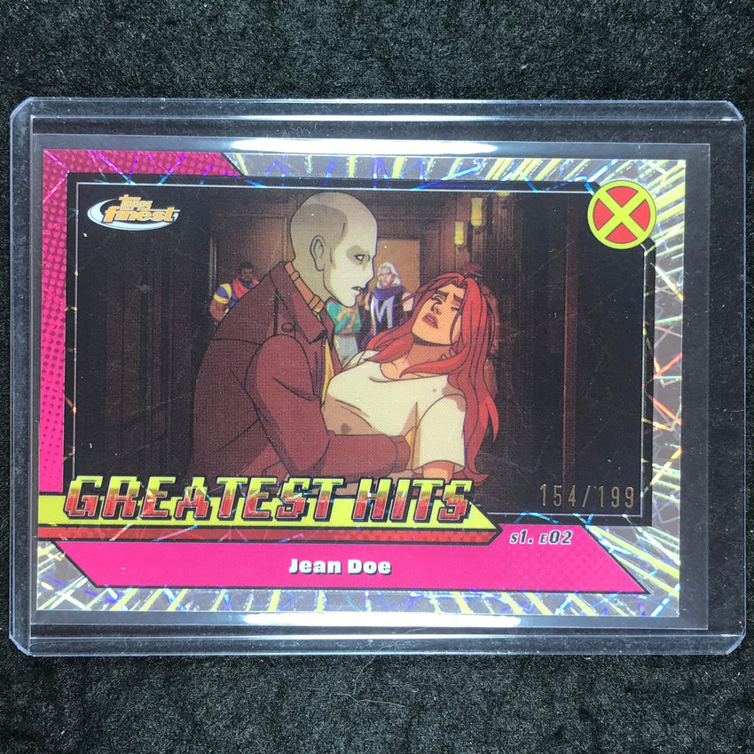 2025 Topps Finest X-Men '97 JEAN DOE Greatest Hits Laser 154/199 #5