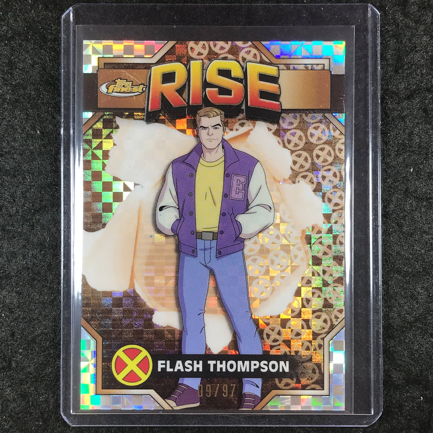 2025 Topps Finest X-Men '97 FLASH THOMPSON Rise Common X-Fractor 9/97 #23