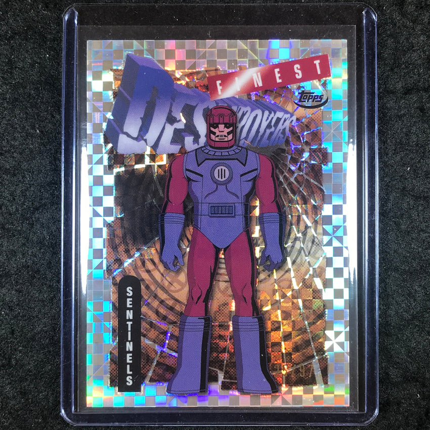 2025 Topps Finest X-Men '97 SENTINELS Destroyers Common X-Fractor 25/97 #45