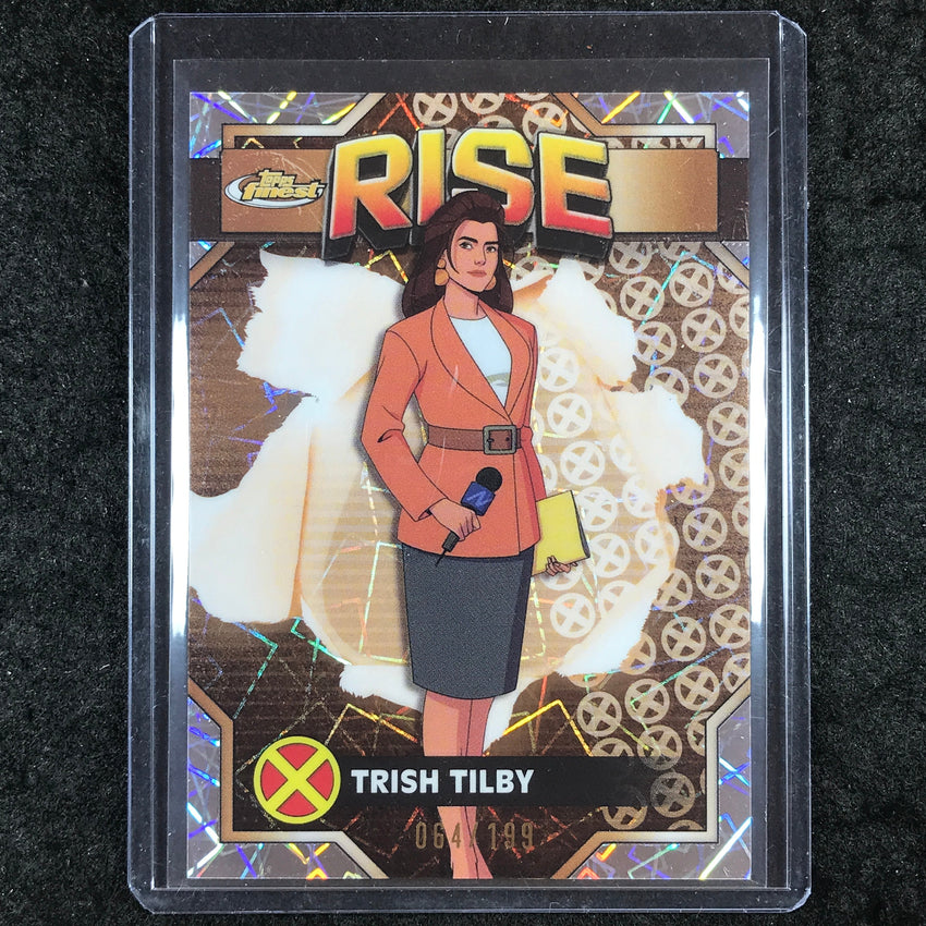 2025 Topps Finest X-Men '97 TRISH TILBY Rise Common Laser 64/199 #27