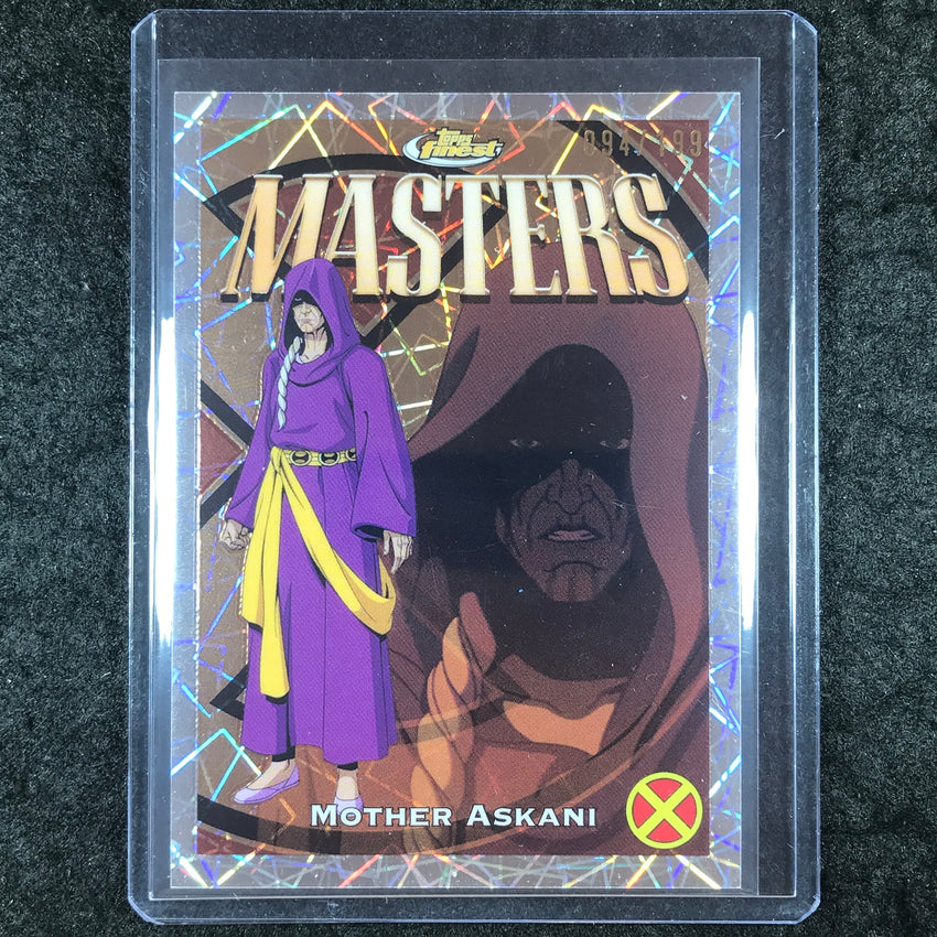 2025 Topps Finest X-Men '97 MOTHER ASKANI Masters Common Laser 94/199 #36