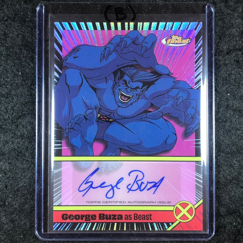 2025 Topps Finest X-Men '97 GEORGE BUZA BEAST Voice Actor Auto #GB (B)