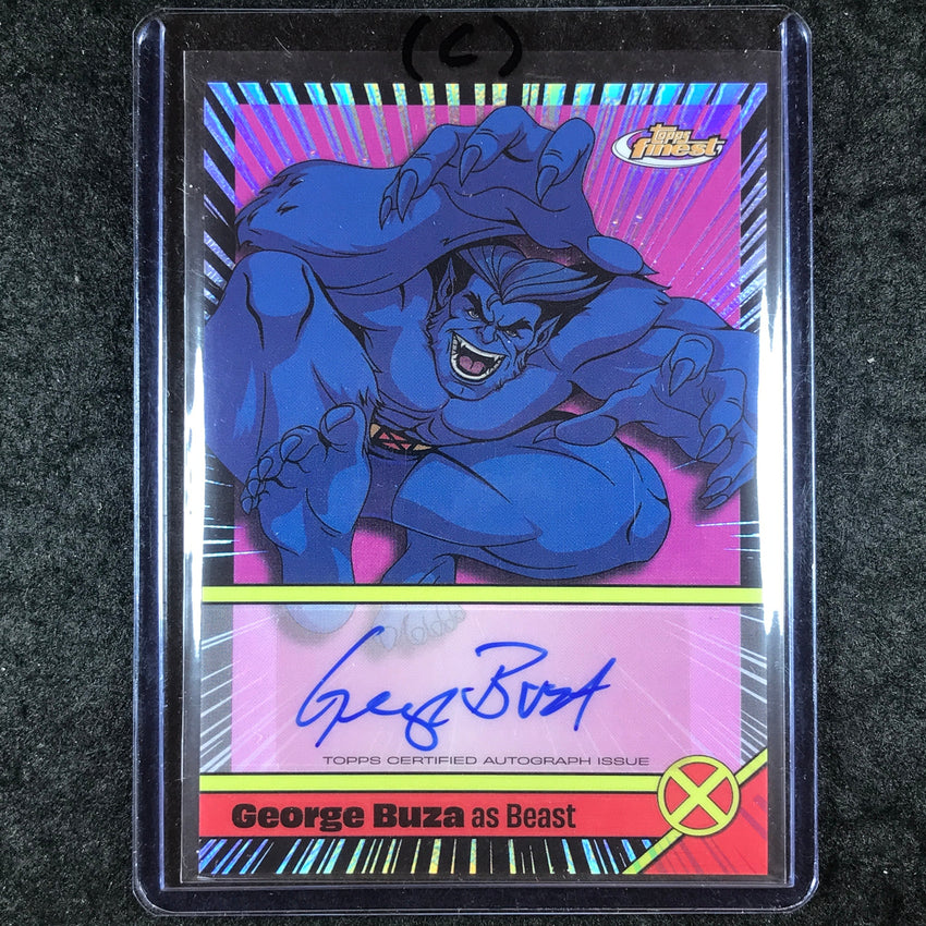 2025 Topps Finest X-Men '97 GEORGE BUZA BEAST Voice Actor Auto #GB (C)