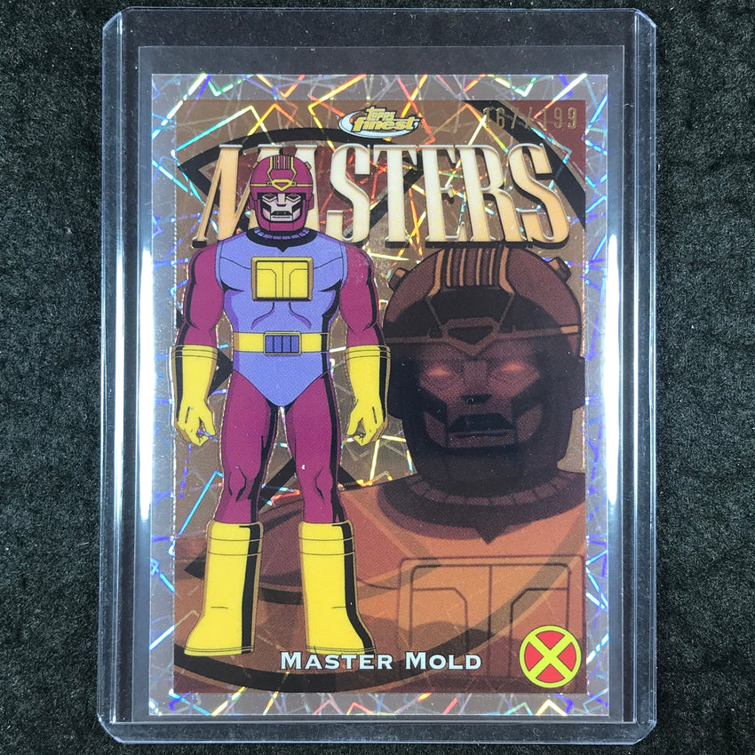 2025 Topps Finest X-Men '97 MASTER MOLD Masters Common Laser 167/199 #43