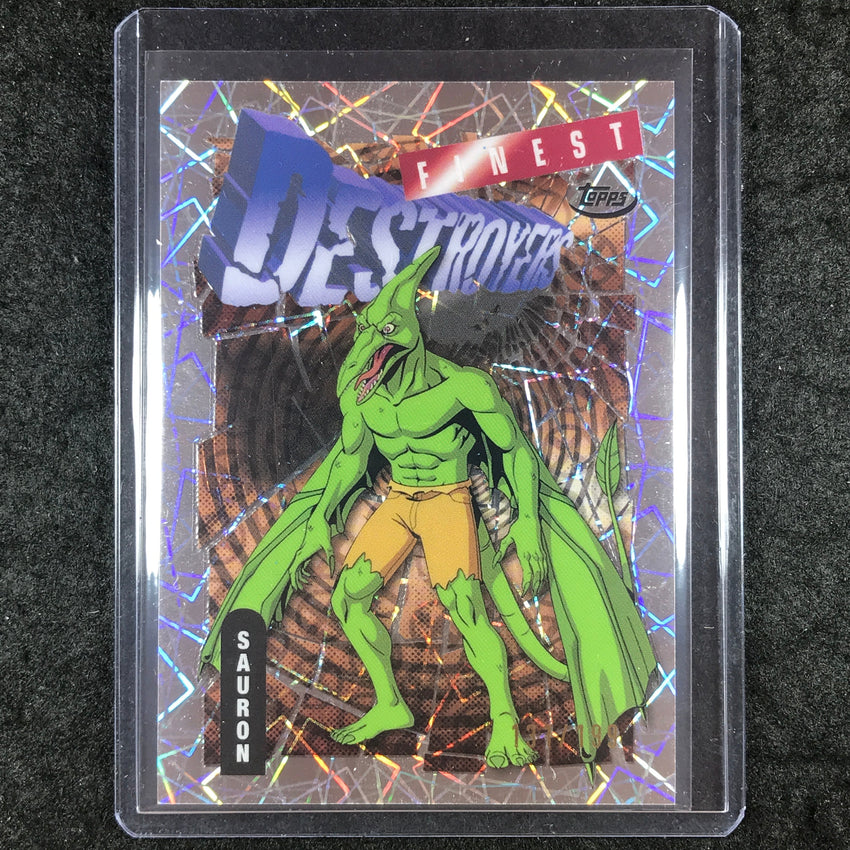 2025 Topps Finest X-Men '97 SAURON Destroyers Common Laser 131/199 #48