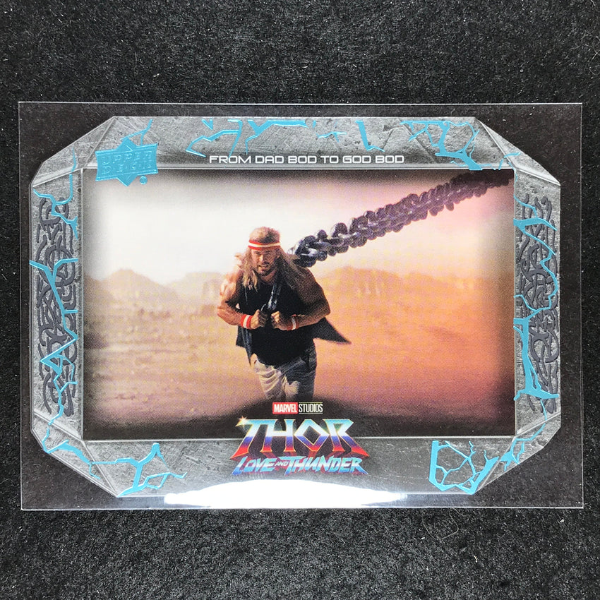 2023 Thor Love and Thunder FROM DAD BOD TO GOD BOD Base Hammer Die-Cut /299 #4