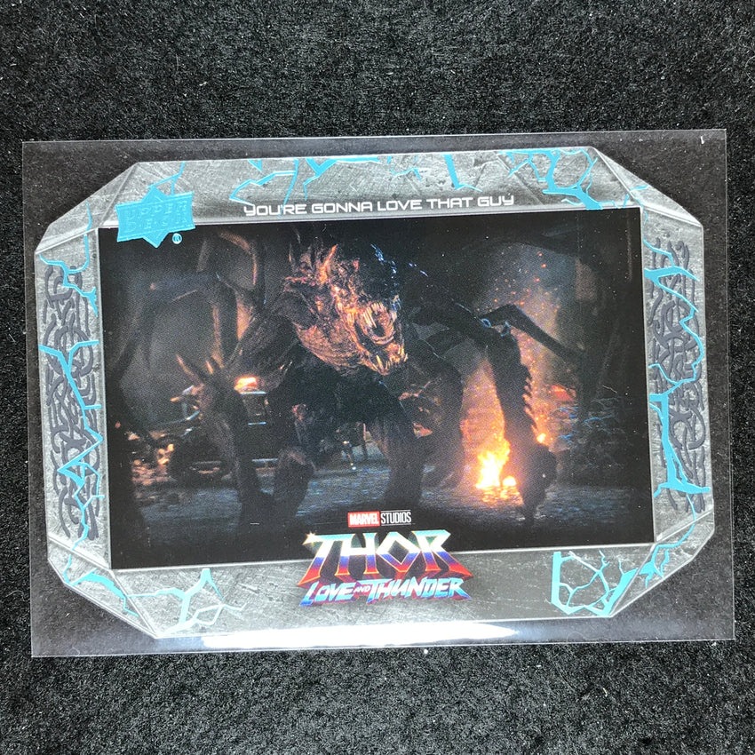 2023 Thor Love and Thunder YOURE GONNA LOVE THAT GUY Hammer Die-Cut /299 #28