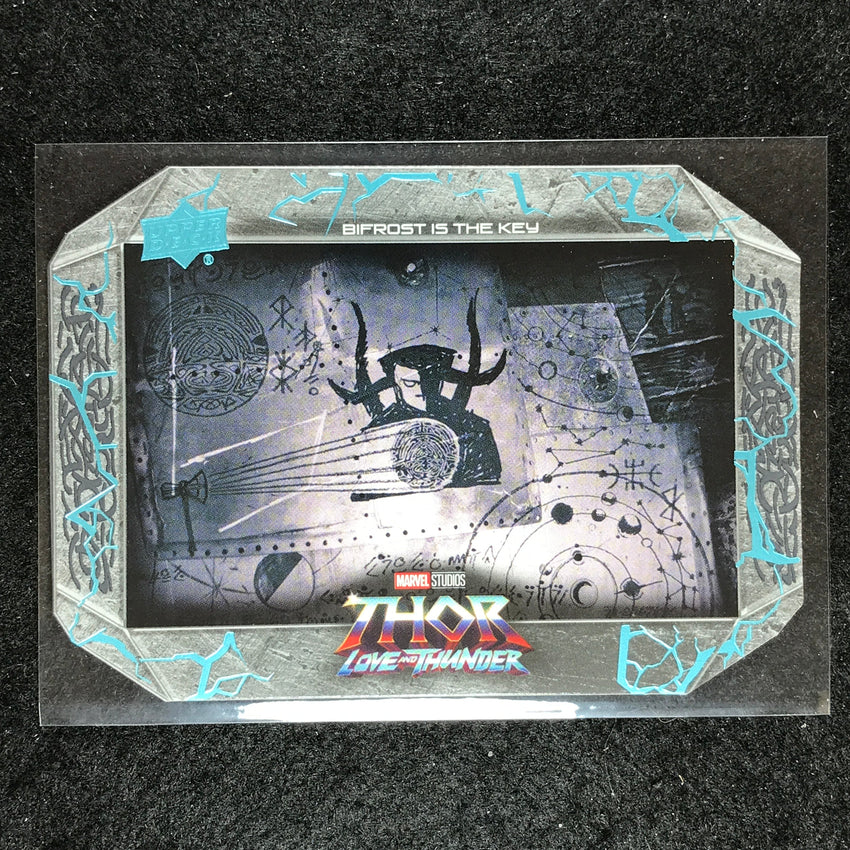 2023 Thor Love and Thunder BIFROST IS THE KEY Base Hammer Die-Cut /299 #57
