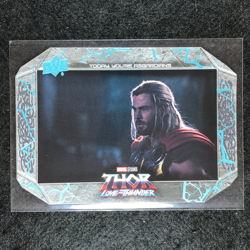 2023 Thor Love and Thunder TODAY, YOURE ASGARDIANS Base Hammer Die-Cut /299 #68