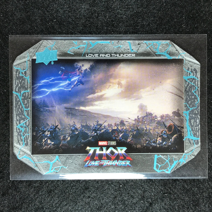 2023 Thor Love and Thunder LOVE AND THUNDER Base Hammer Die-Cut /299 #80