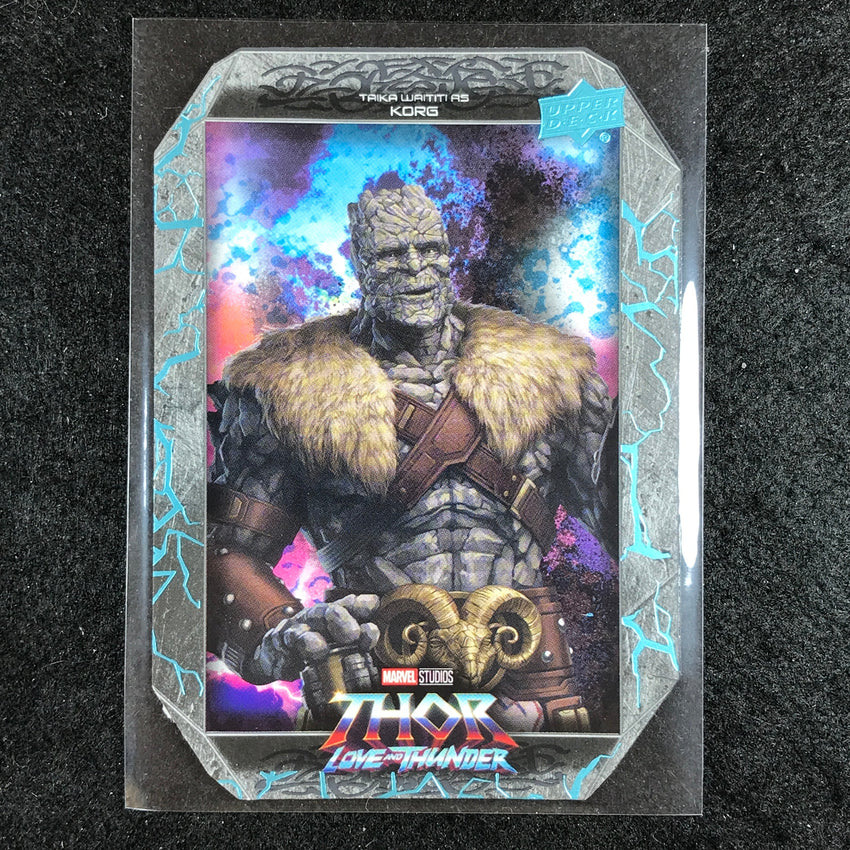 2023 Thor Love and Thunder TAIKA WAITITI KORG Ensemble Hammer Die-Cut /299 #17