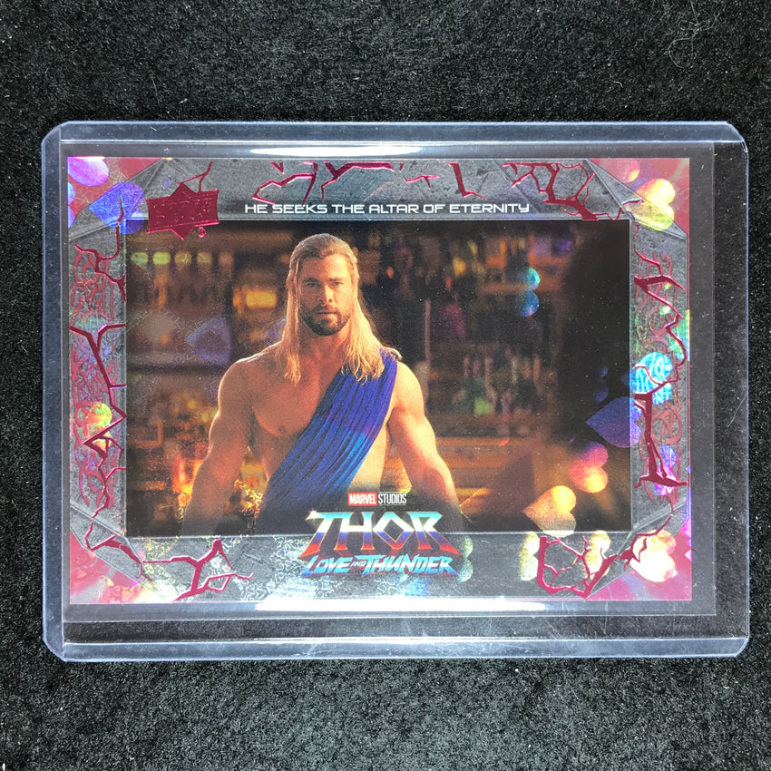 2023 Thor Love and Thunder HE SEEKS THE ALTER OF ETERNITY Love Red 65/99 #44