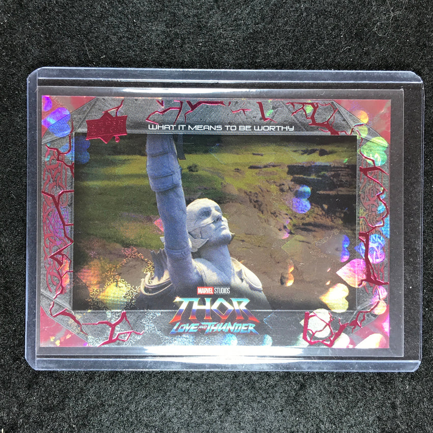 2023 Thor Love and Thunder WHAT IT MEANS TO BE WORTHY Ensemble Love Red 10/99