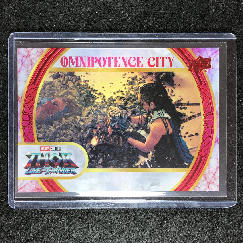 2023 Thor Love and Thunder VALKYRIE HELPS KORG Omnipotence City Red No. 11