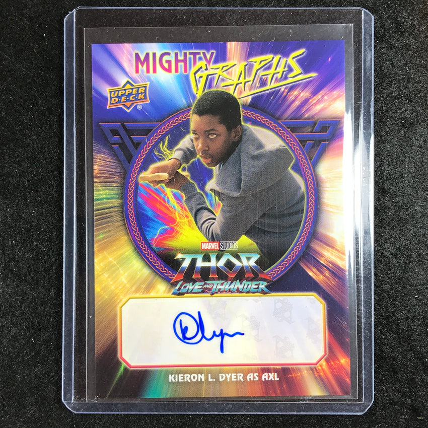2023 Thor Love and Thunder KIERON L. DYER AS AXL Mighty Graphs Auto #KD (A)