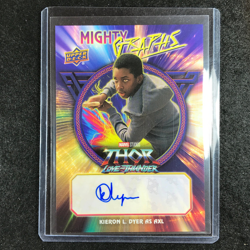2023 Thor Love and Thunder KIERON L. DYER AS AXL Mighty Graphs Auto #KD (B)
