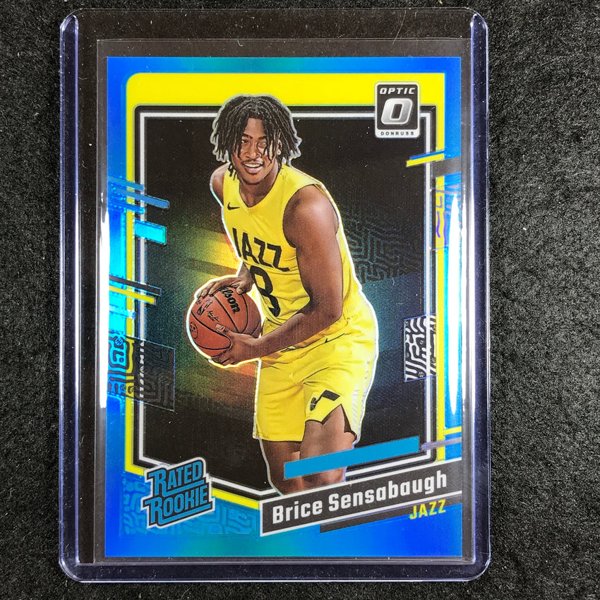 2023-24 Donruss Optic BRICE SENSABAUGH Rated Rookie Aqua /249 #209