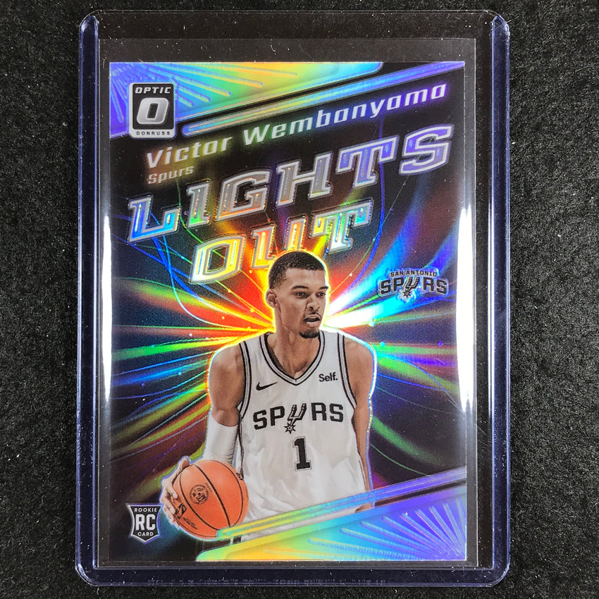 2023-24 Donruss Optic VICTOR WEMBANYAMA Lights Out Rookie Holo Silver #4