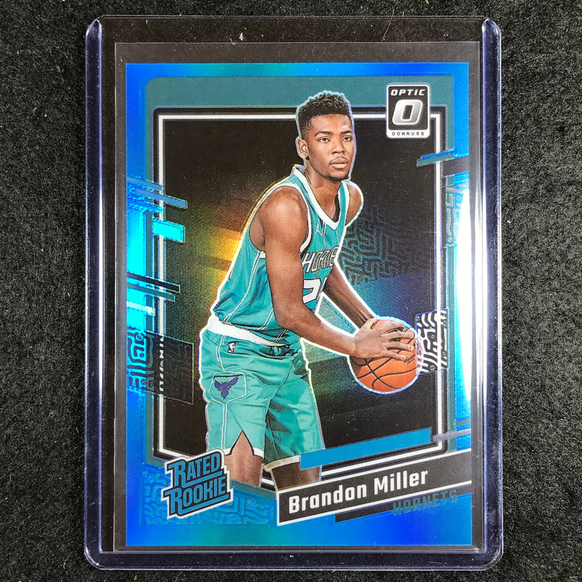 2023-24 Donruss Optic BRANDON MILLER Rated Rookie Aqua /249 #219