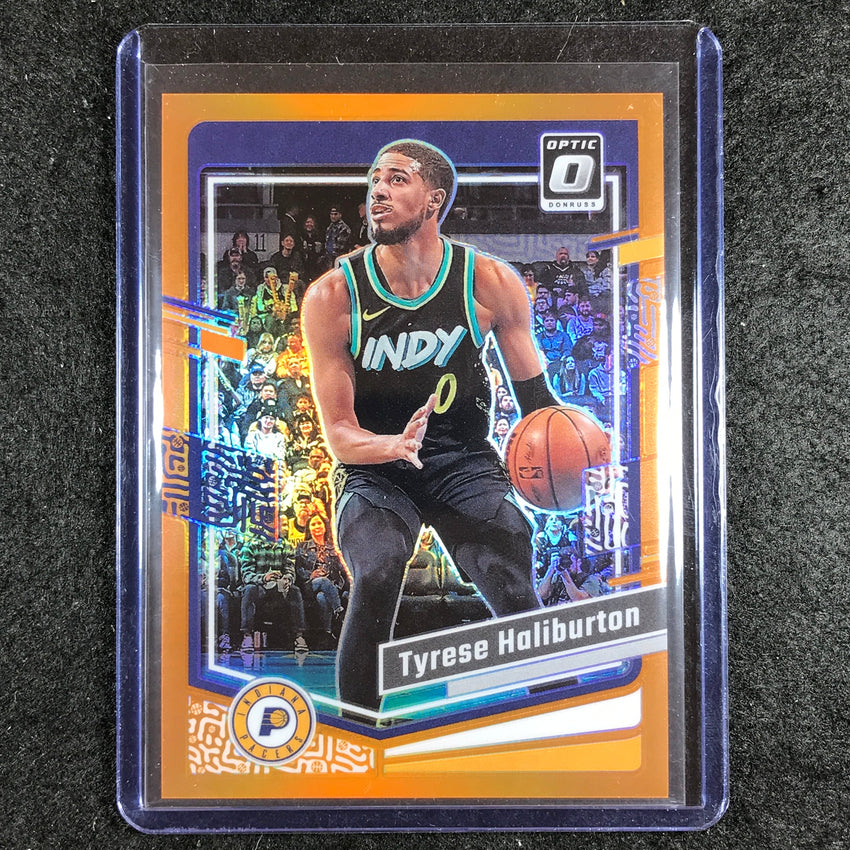 2023-24 Donruss Optic TYRESE HALIBURTON Base Orange /199 #27