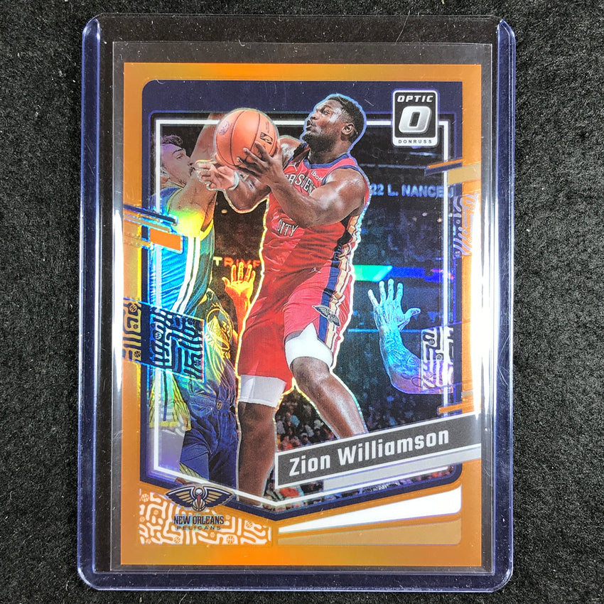 2023-24 Donruss Optic ZION WILLIAMSON Base Orange /199 #35
