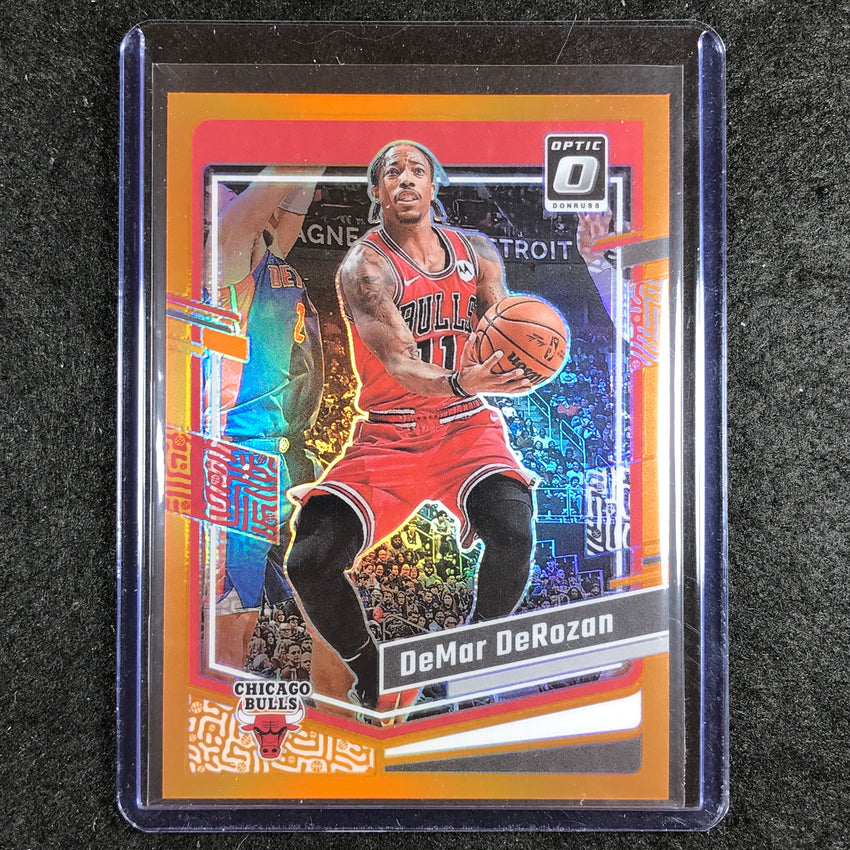 2023-24 Donruss Optic DEMAR DEROZAN Base Orange /199 #43
