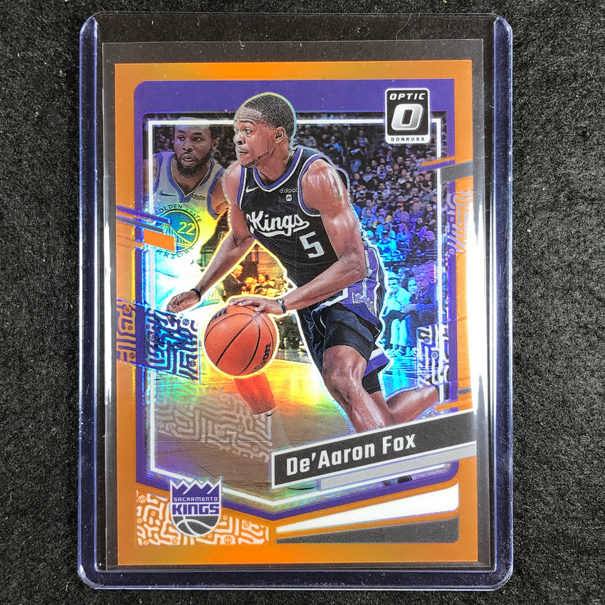 2023-24 Donruss Optic DE'AARON FOX Base Orange /199 #52