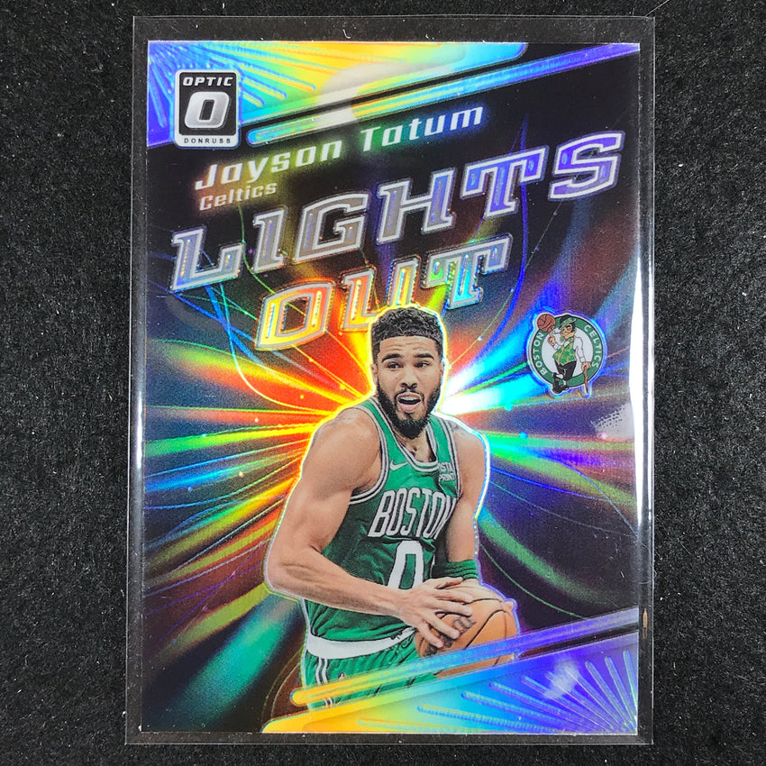 2023-24 Donruss Optic JAYSON TATUM Lights Out Holo Silver #7
