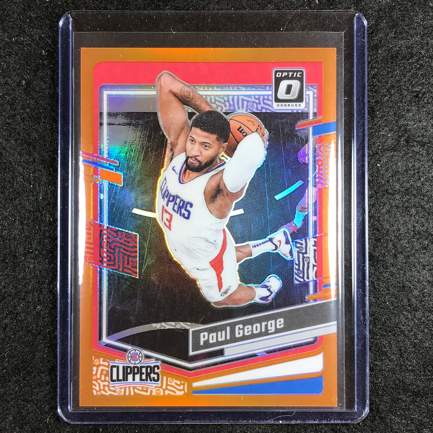 2023-24 Donruss Optic PAUL GEORGE Base Orange /199 #157