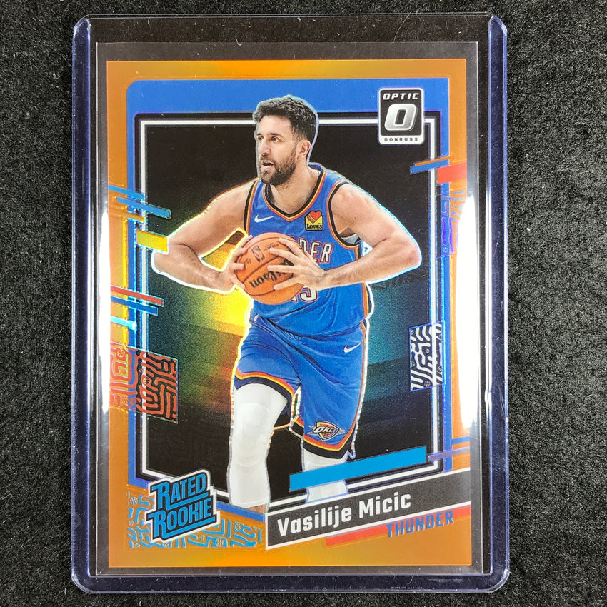 2023-24 Donruss Optic VASILIJE MICIC Rated Rookie Orange /199 #208