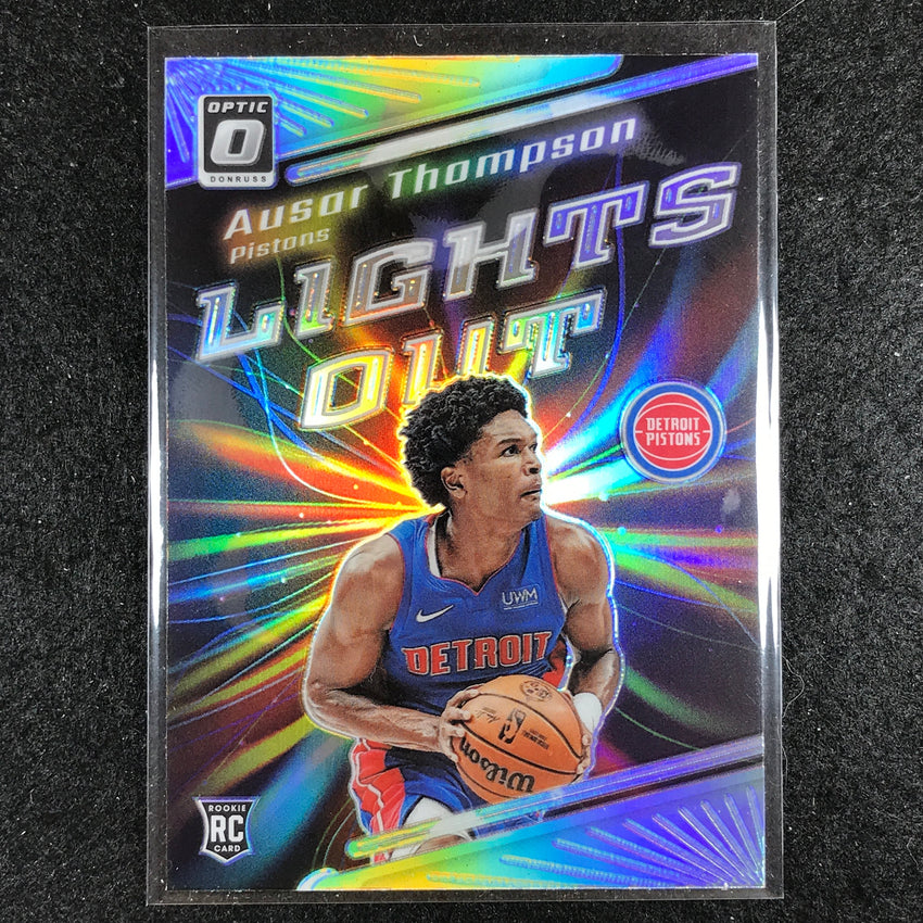 2023-24 Donruss Optic AUSAR THOMPSON Lights Out Rookie Holo Silver #13