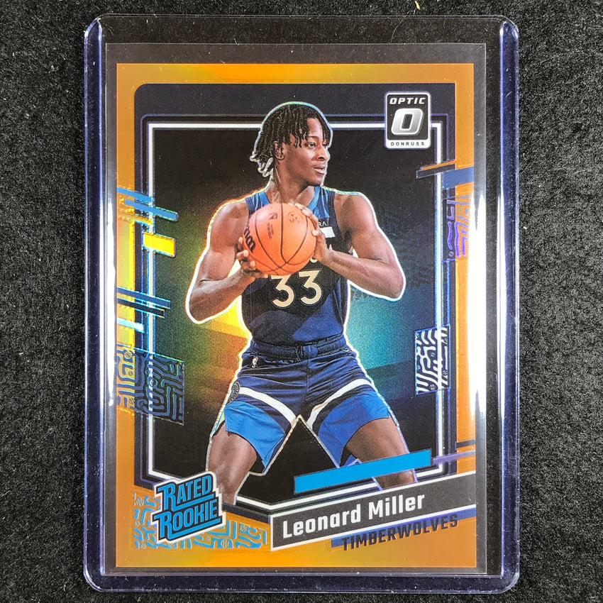 2023-24 Donruss Optic LEONARD MILLER Rated Rookie Orange /199 #234