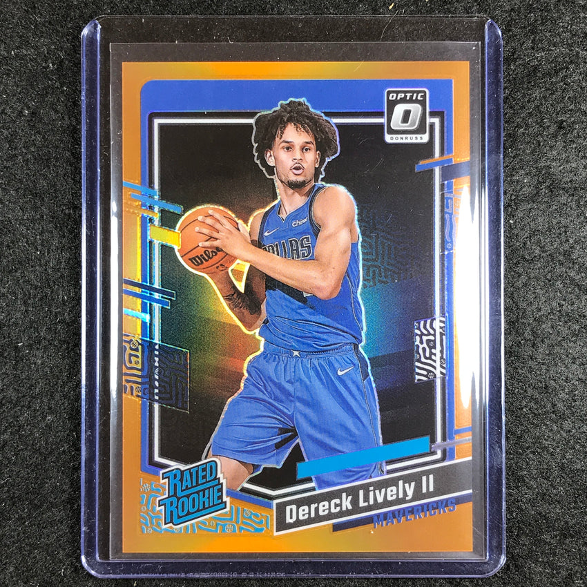 2023-24 Donruss Optic DERECK LIVELY II Rated Rookie Orange /199 #245