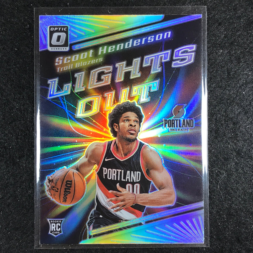 2023-24 Donruss Optic SCOOT HENDERSON Lights Out Rookie Holo Silver #14