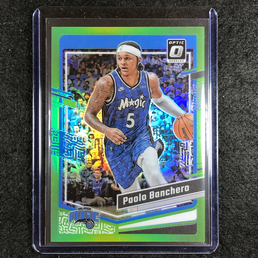 2023-24 Donruss Optic PAOLO BANCHERO Base Lime Green 35/149 #54