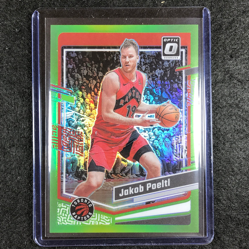 2023-24 Donruss Optic JAKOB POELTL Base Lime Green 25/149 #94