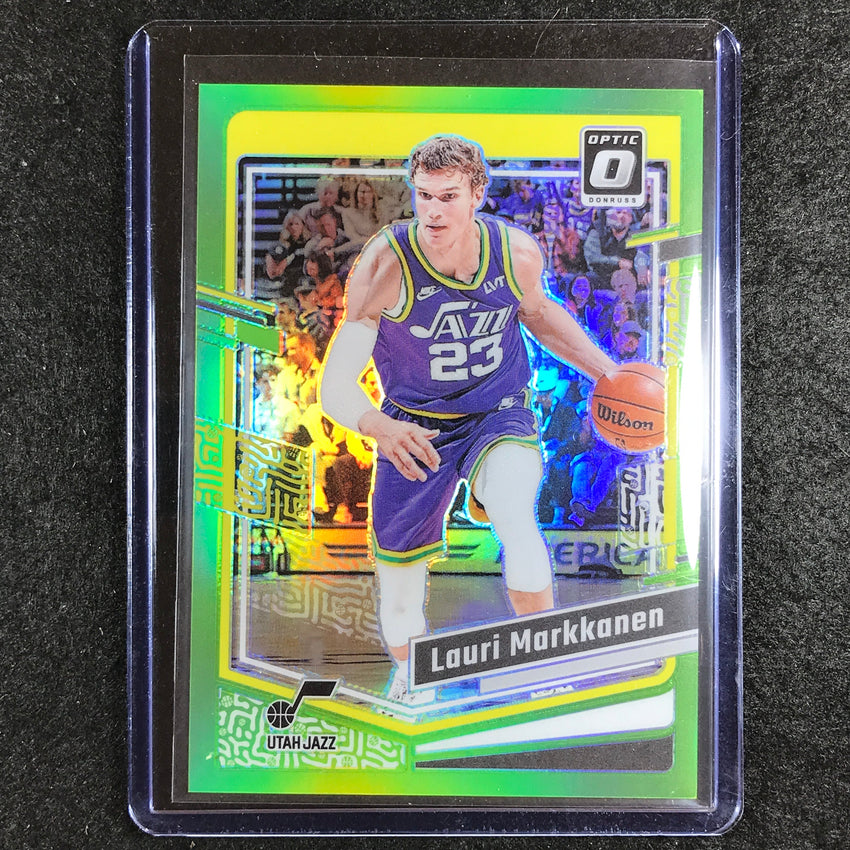 2023-24 Donruss Optic LAURI MARKKANEN Base Lime Green 28/149 #128