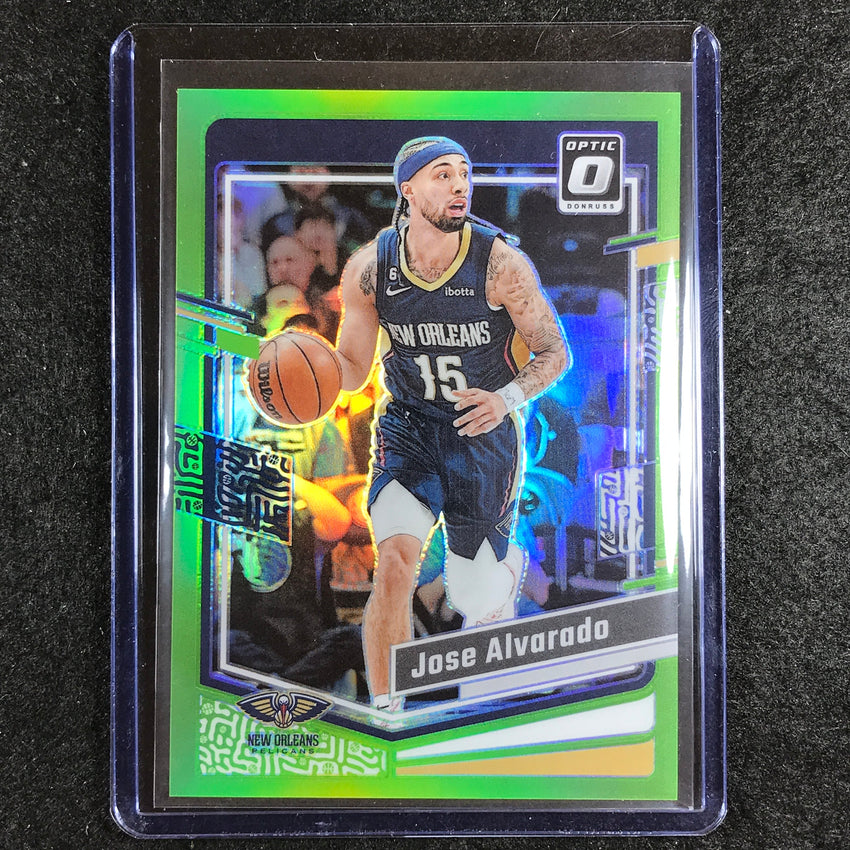 2023-24 Donruss Optic JOSE ALVARADO Base Lime Green 54/149 #145