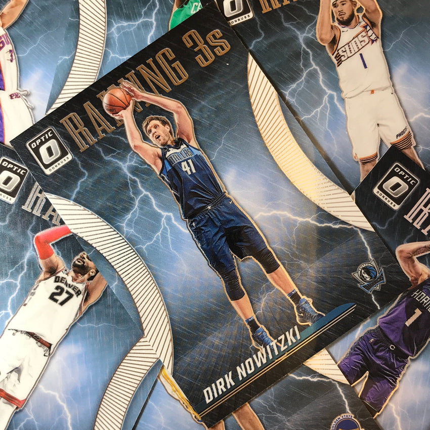 2023-24 Donruss Optic KYRIE IRVING Raining 3s Base #11
