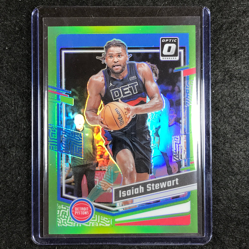 2023-24 Donruss Optic ISAIAH STEWART Base Lime Green 3/149 #177