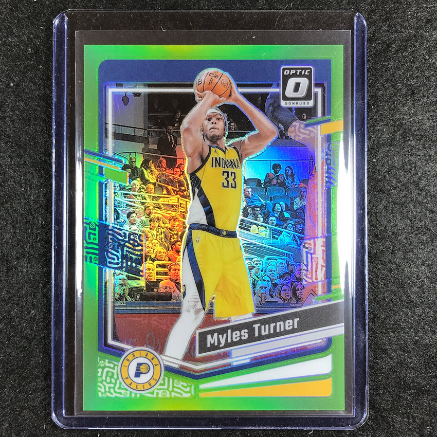 2023-24 Donruss Optic MYLES TURNER Base Lime Green 10/149 #178