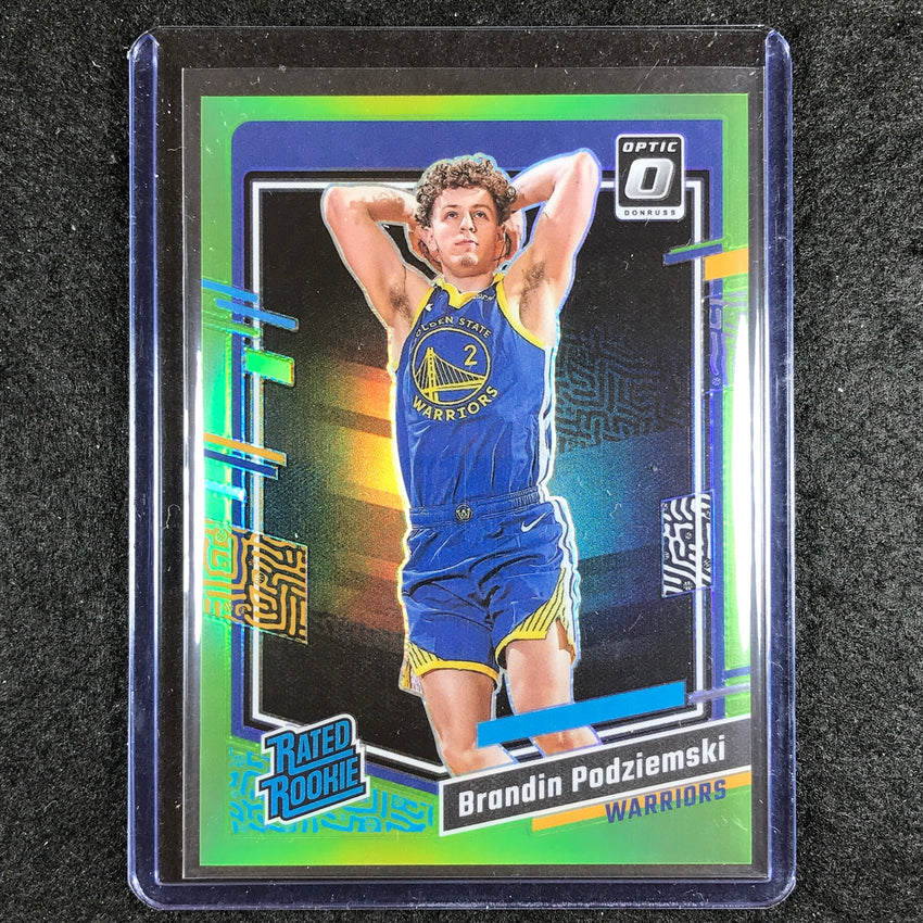 2023-24 Donruss Optic BRANDIN PODZIEMSKI Rated Rookie Lime Green 17/149 #203