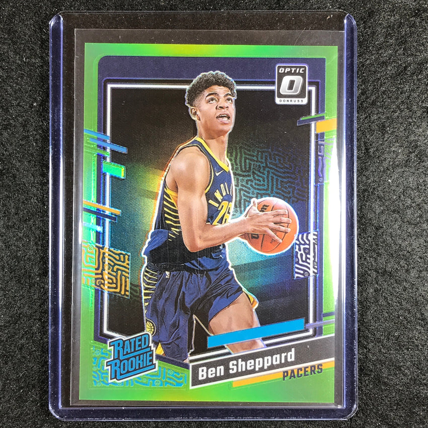 2023-24 Donruss Optic BEN SHEPPARD Rated Rookie Lime Green 58/149 #221